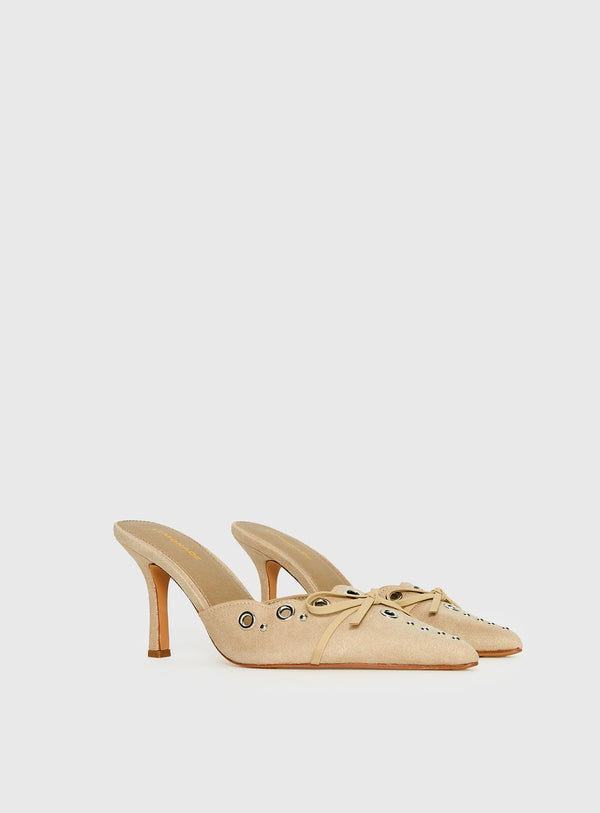 Charisma Pointed Toe Heels Taupe