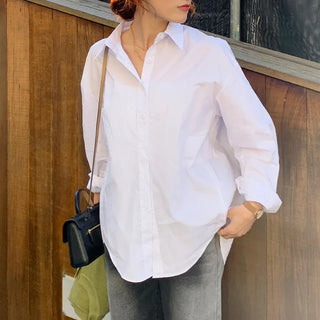 Loose-collar shirt