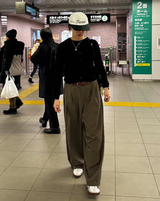(Unisex) Pintuck Balloon Slacks