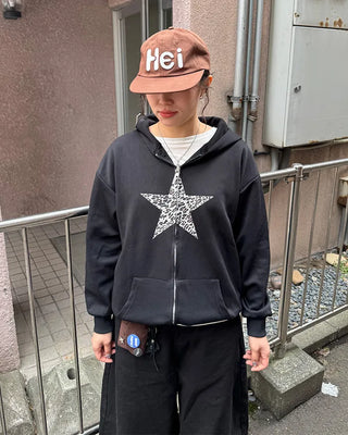 Leopard Star Hooded Parka