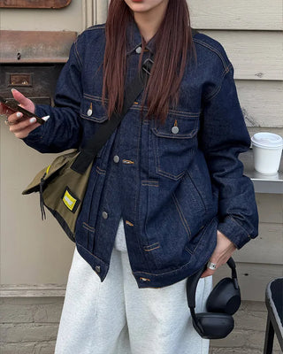 Stitch detail denim jacket
