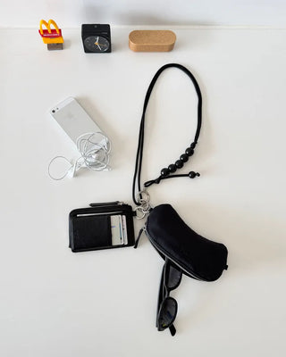[4th Re-release] (ORIGINAL) Wood Ball Shoulder Strap (black)