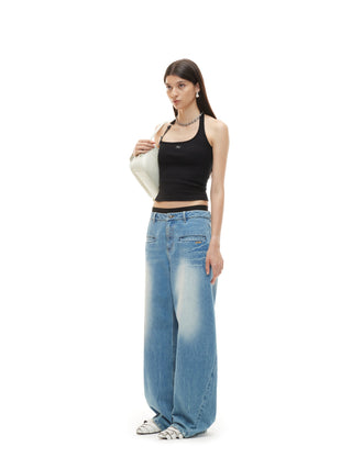 ＋5CM N3 Mineral Blue Jeans