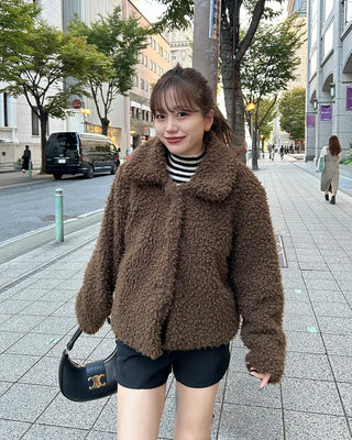 Short fur jacket