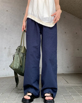 Banding Straight Pants