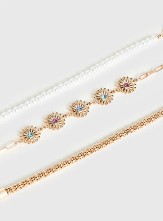 Del Rio Layered Bracelet Gold