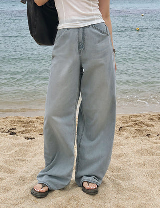 Summer wide chino pants