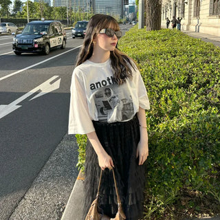 (Unisex) Printed Overfit T-Shirt