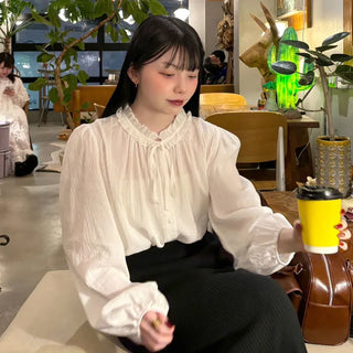 Shirred blouse