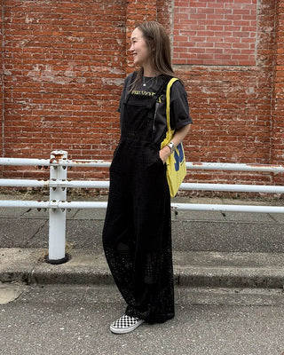 Square perforated overalls