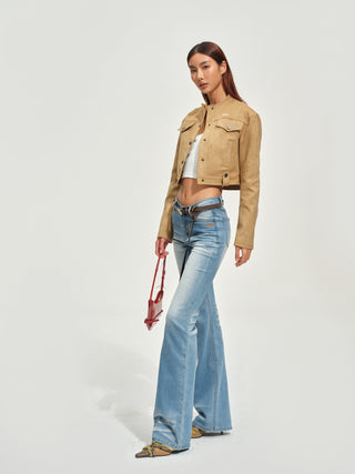 Amber Brown Safari Jacket
