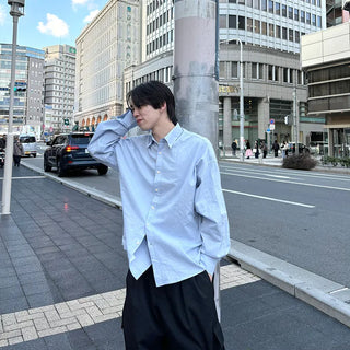 (Unisex) Oversized Cotton Shirt