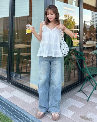 Tiered hem bustier