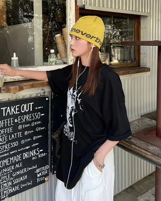 Face print T-shirt