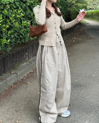 Elastic waist sweatpants