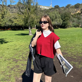 Basic knit vest