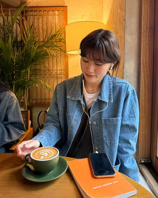 Denim pocket single jacket