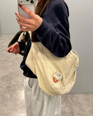 Corduroy Crossbody Bag