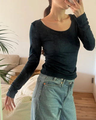 Slim-fit sheer t-shirt