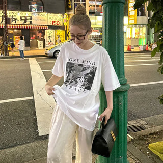 Square print T-shirt