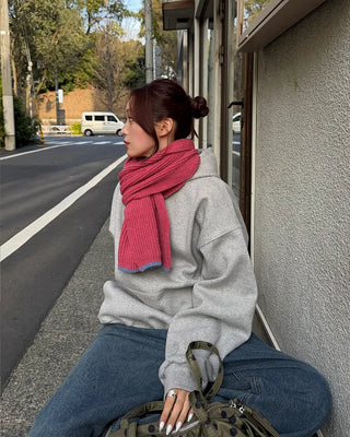 Dangle color muffler