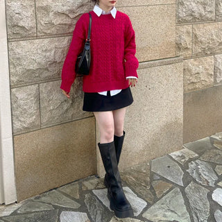 A-line mini skirt