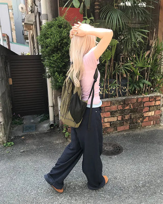 Summer Tencel Cotton Wide Pants