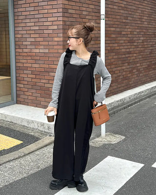 Frill Sleeveless Jumpsuit