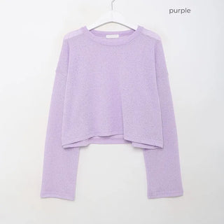 See-through round knit
