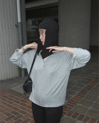 Soft button T-shirt