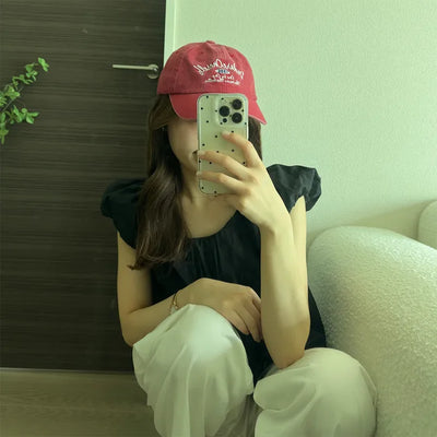 Embroidery Lettering Cap