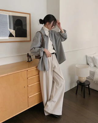 Basic wool shirt