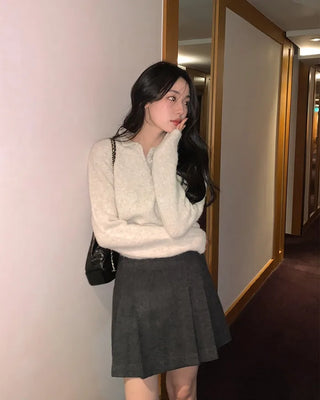 Basic knit color knit