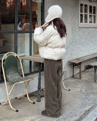 Corduroy training pants