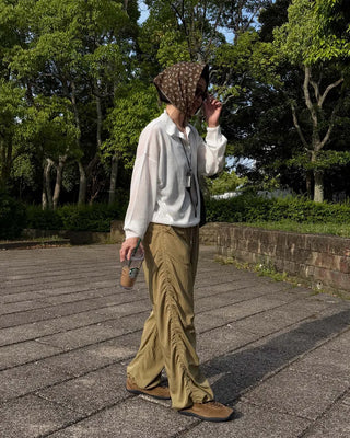 Stopper Shirring Pants