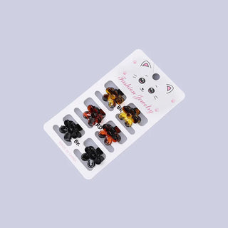 Flower Mini Hair Clip Set