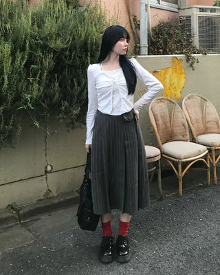 Volume sole lace-up loafers