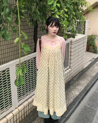 Flower lace mini dress