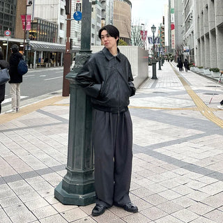 (Unisex) Pintuck Balloon Fit Pants