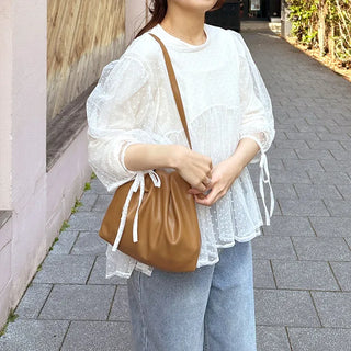 Shirring tote bag