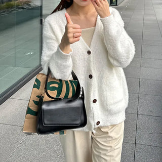 Loose-fit cardigan