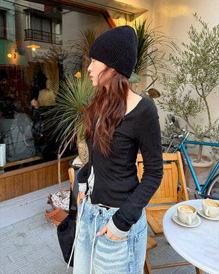 Layered cardigan