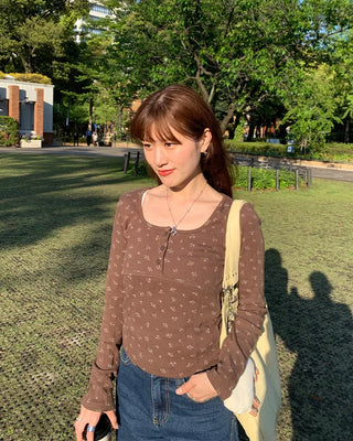 Flower Long T-shirt