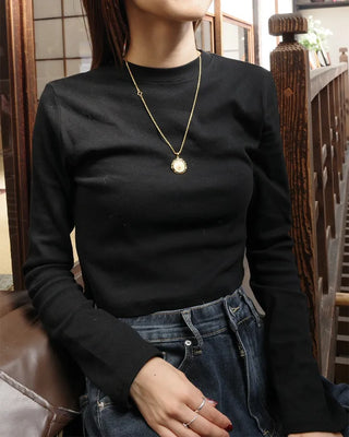Crop Long Sleeve T-Shirt