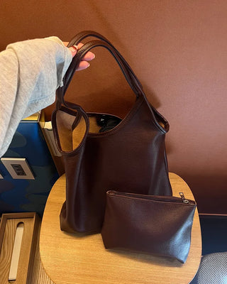 Eco-leather Triangle Shoulder Bag