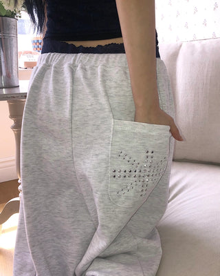 Stud wide training pants