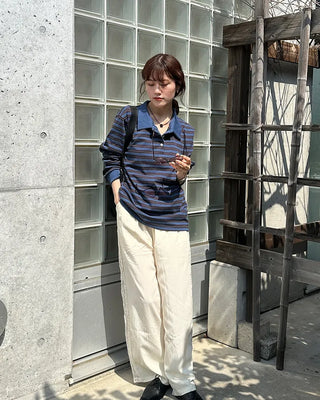 Striped Rugby Polo Shirt