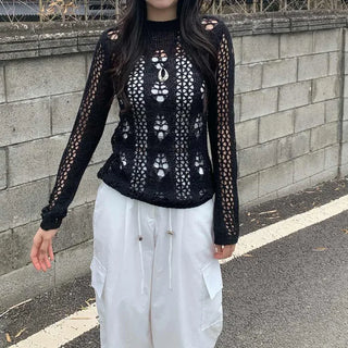 Vintage net knit