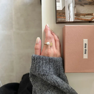 Pearl open ring
