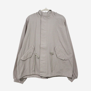 Hooded military blouson